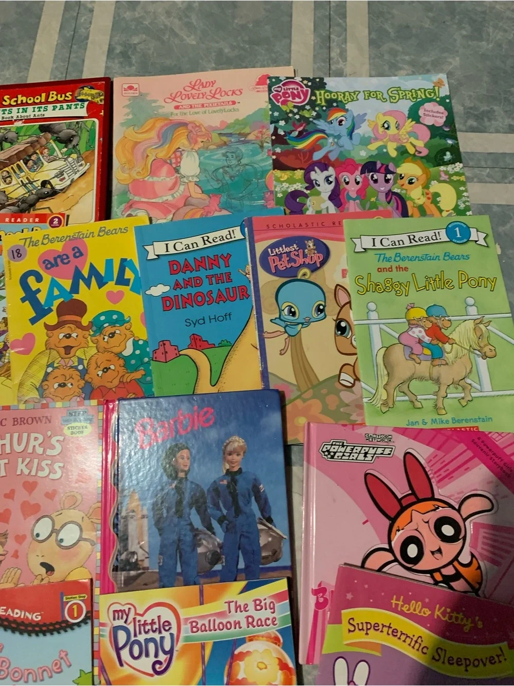 Scholastic Hello Kitty, Strawberry Shortcake, My Little Pony Lot Of 29 Books